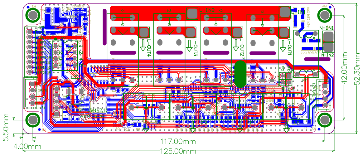 relay dimention