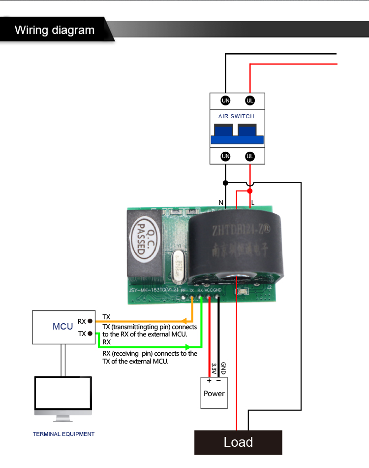 JSY-MK-163TG single-phase energy meter module