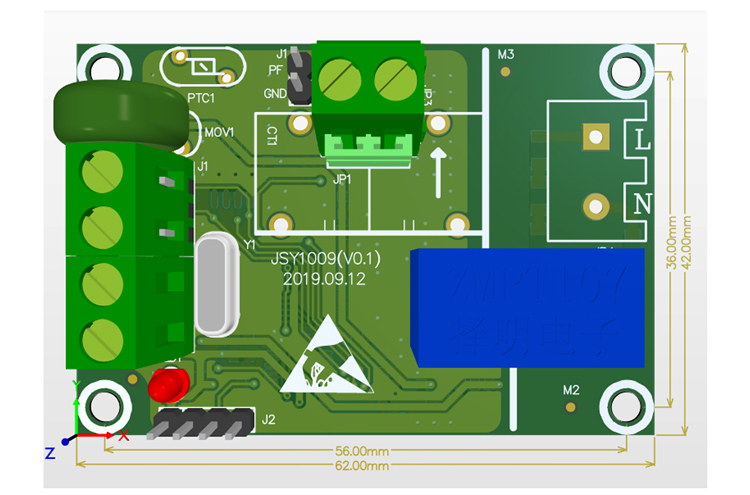 single phase metering module